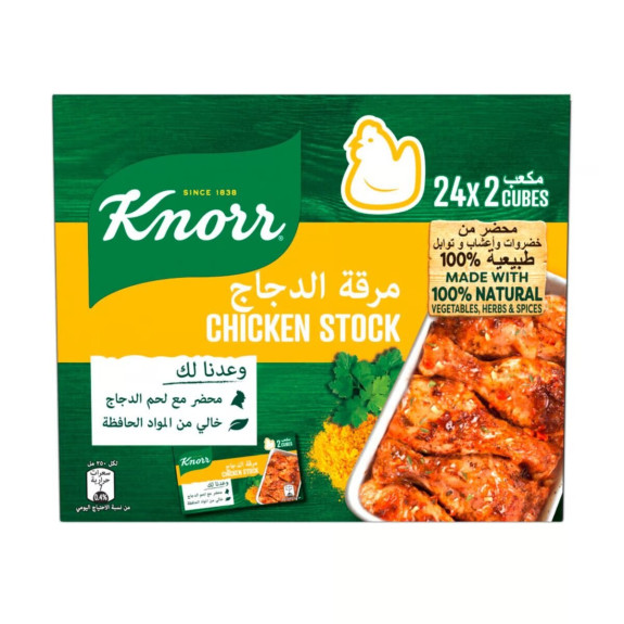 KNORR CHICKEN STOCK CUBES 24X20GM