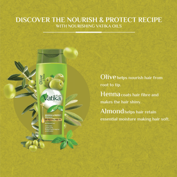Vatika Nourish and Protect Shampoo 400ml