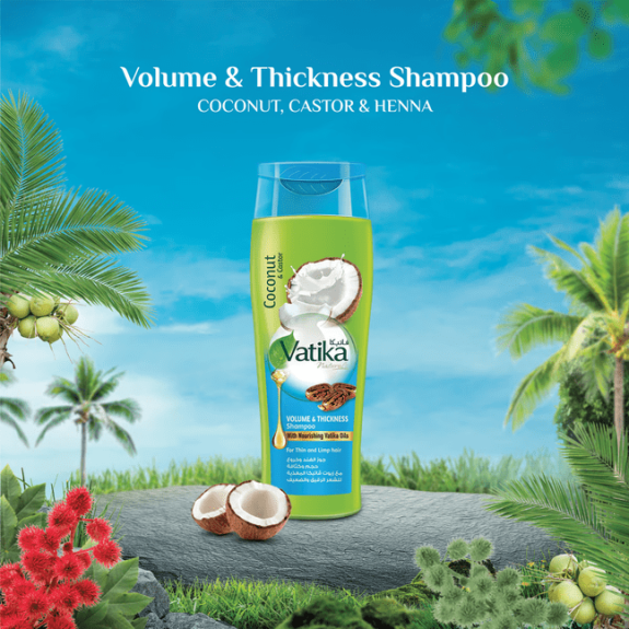 Vatika Shampoo Volume and Thickness 400Ml