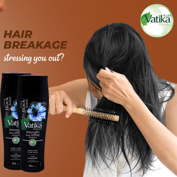 Vatika Shampoo Black Seed Strength And Shine 200ml