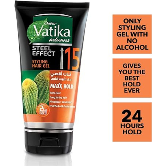 Vatika Hair Styling Gel Extreme Hold 150ml 