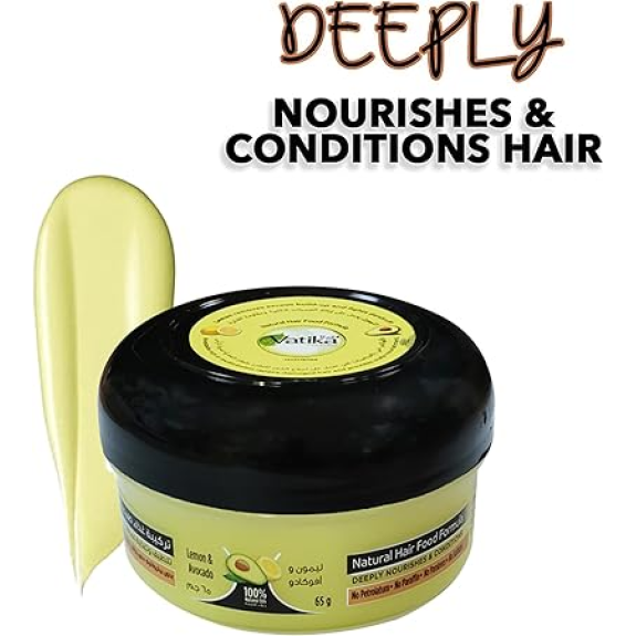 Vatika Hair Food, Lemon and Avocado, 150 gm