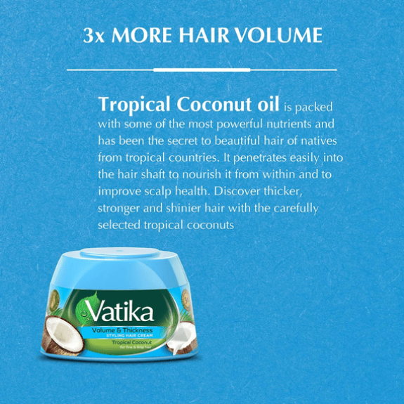 Vatika Styling Hair Cream Volume and Thickness 210ml