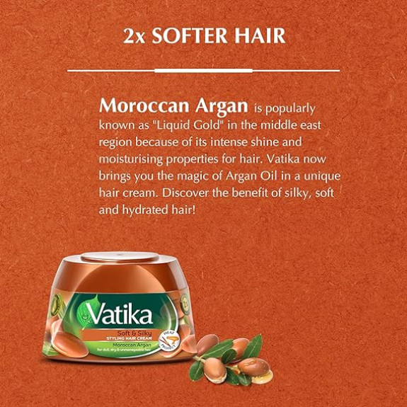 Vatika Styling Hair Cream Argan 140ml