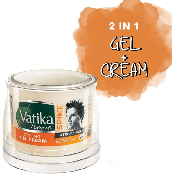 Vatika Hair Style Gel Cream -Spike (Extreme Hold) 250ml