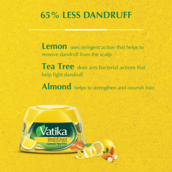 Vatika Naturals Dandruff Guard Styling Hair Cream 210 ml