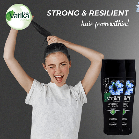 Vatika Shampoo Black Seed Strength And Shine 400ml