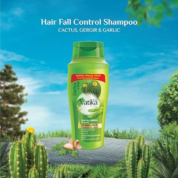 Vatika Hair Fall Control Shampoo 600ml + 100ml extra