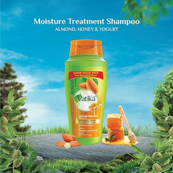 Vatika Natural Moisture Treatment Shampoo 600 ml + 100ml extra