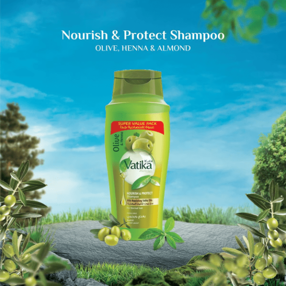Vatika Nourish and Protect Shampoo 600ml + 100ml extra