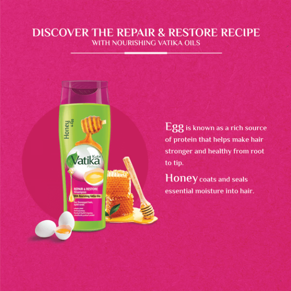 Vatika Repair and Restore Shampoo 400ml