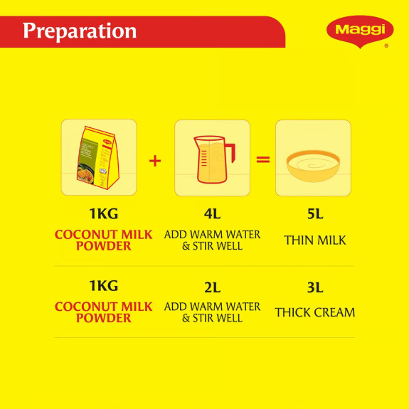 MAGGI COCONUT MILK POWDER 1KG 