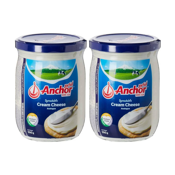 ANCHOR PROCESSED CREAM CHEESE 500GM 2pc