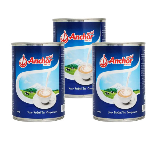 ANCHOR EVAPORATED MILK 3PCx410GM