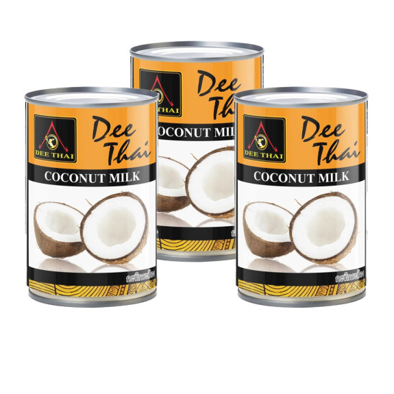 DEE THAI COCONUT MILK 5-7% 3x400ML