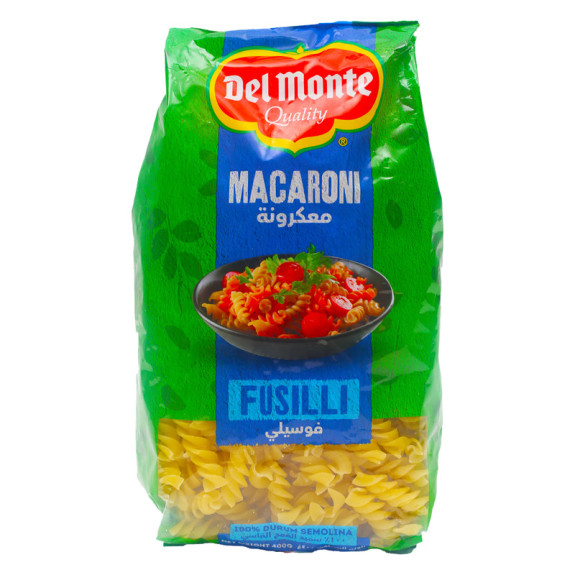DEL MONTE FUSILLI  PASTA 400GM