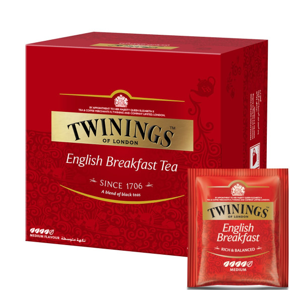 TWININGS TEA ENGLISH BREAKFAST T/BAG 50's