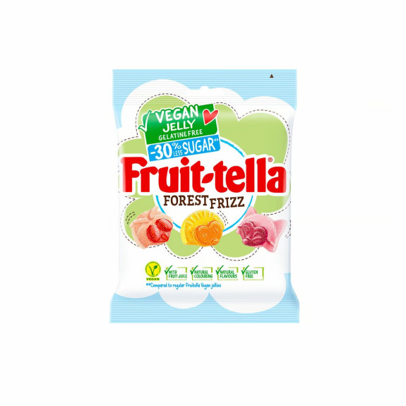FruitTella Vegan Jelly Forest Frizz Less Sugar 130 gm