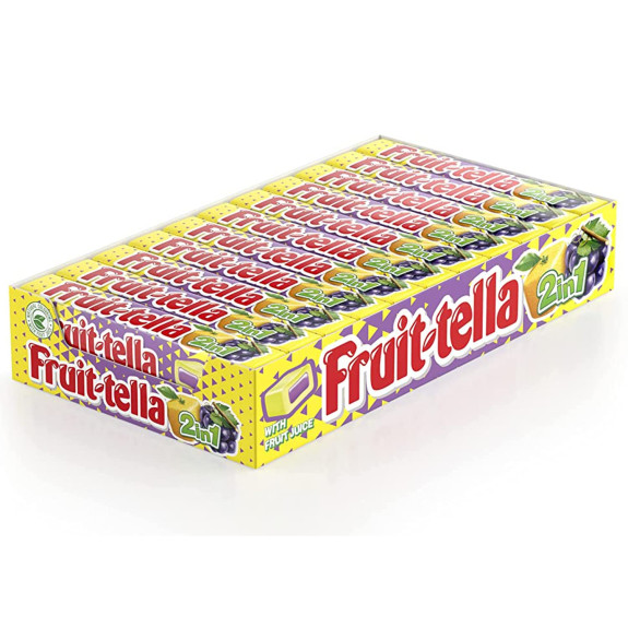 FRUITELLA 2N1 LEMON GRAPE STICK 36GM