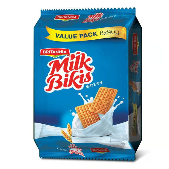 BRITANNIA MILK BIKIS BULK PACK 90GM