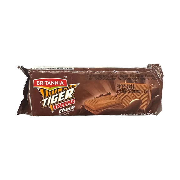 BRITANNIA TIGER KREEMZ CHOCO 72GM