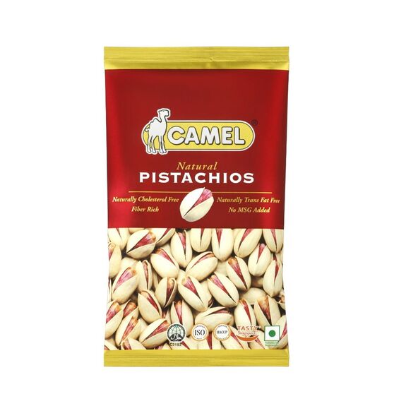 CAMEL SALTED PISTACHIOS 40GM