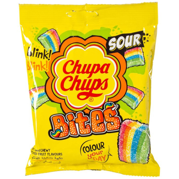 CHUPA CHUPS EXTRUDED JELLY BITES BAGS 85.5GM