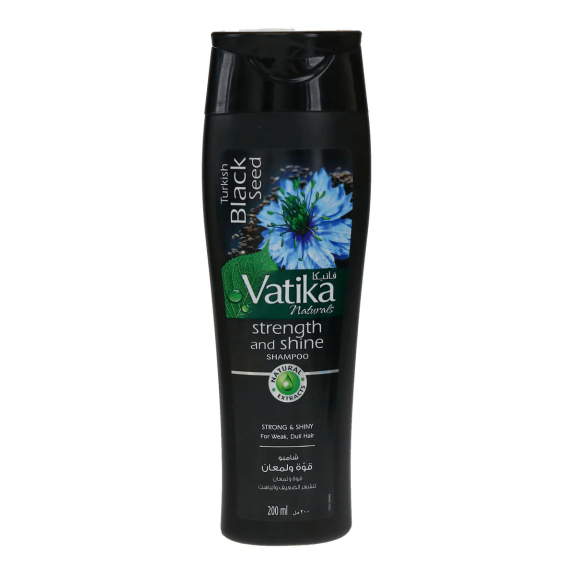 Vatika Shampoo Black Seed Strength And Shine 200ml