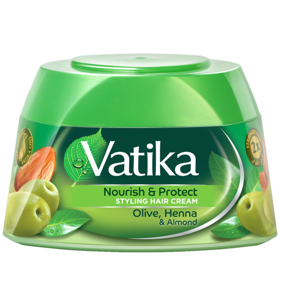 Vatika Styling Hair Cream Nourish and Protect 140ml