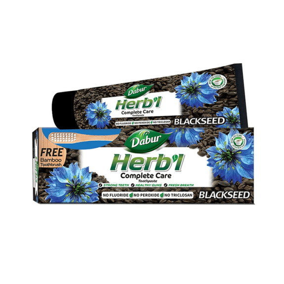 Dabur Herbal Blackseed Toothpaste 150gm with Toothbrush