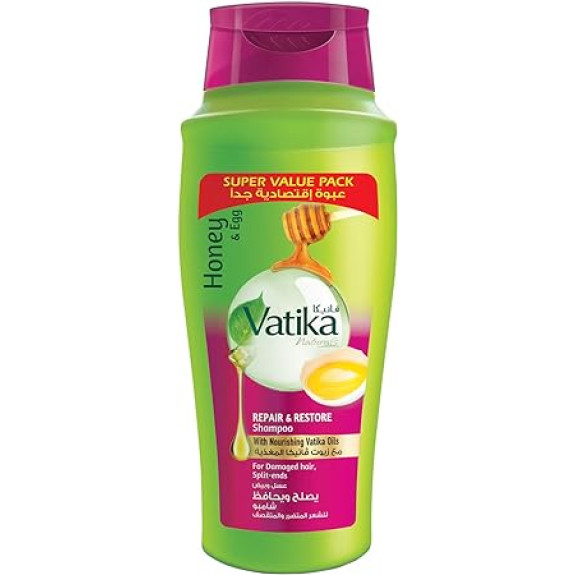 Vatika Repair and Restore Shampoo 600ml + 100ml extra
