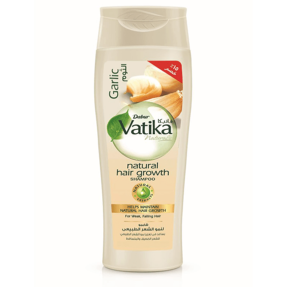 Vatika Spanish Garlic Natural Hair Growth Shampoo For Weak and Falling Hair 200ml