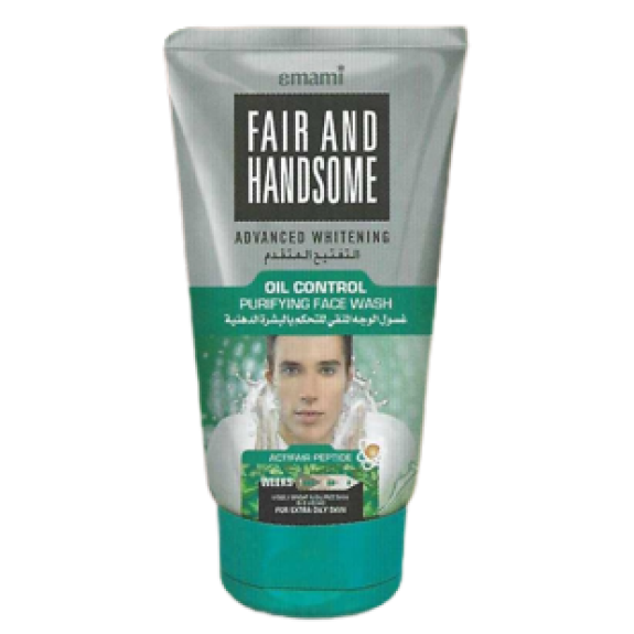 EMAMI FAIR AND HANDSOME ADVANCED WHITENING OIL CONTROL PURIFYING FACE WASH 100GM 
