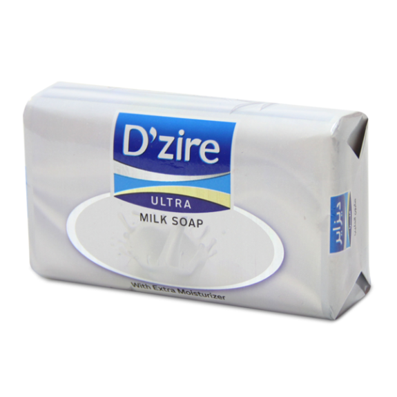 D'ZIRE BEAUTY SOAP 125G MILK X 4PCS