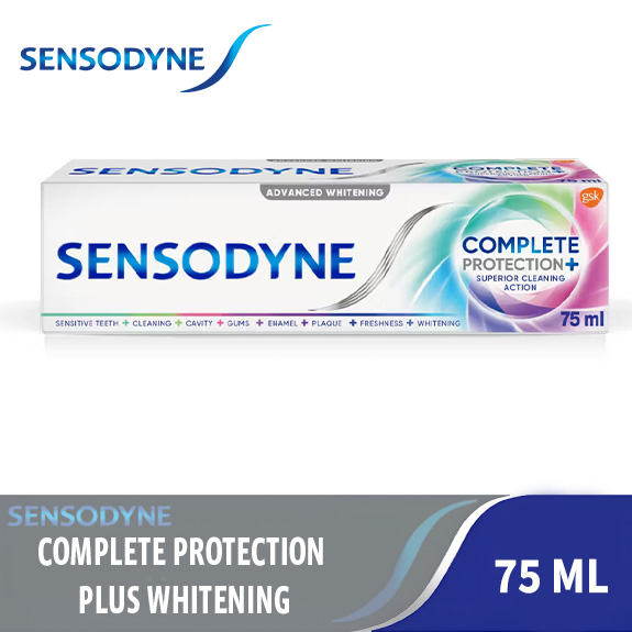 SENSODYNE TOOTHPASTE COMPLETE PROTECTION PLUS WHITENING 75ML
