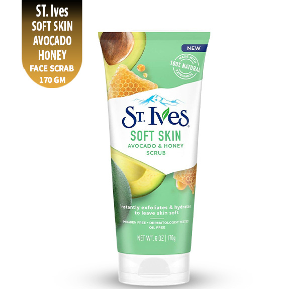ST IVES  FACE SCRB AVOCAD+HONEY 170GM